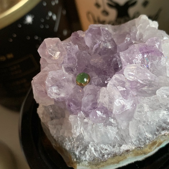 Assorted Anatometal 16g Opal and gem cabochon internally threaded titanium ends - Picture 10 of 11